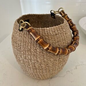 Clare V Pot De Miel - Natural Woven Straw Tote